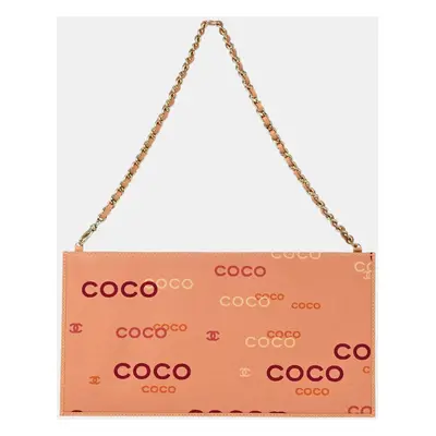 Chanel Pink Canvas Coco Chain Handbag