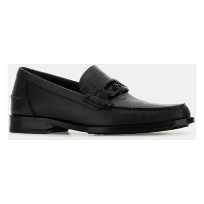 Fendi Black Leather Mocassin UK EU