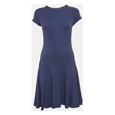 Polo Ralph Lauren Navy Blue Knit Mini Dress