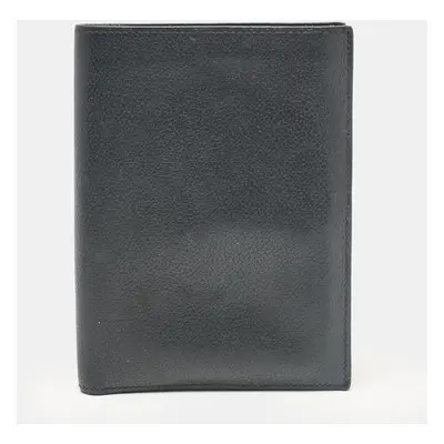 Hermes Noir Evercolor Leather Bifold Wallet