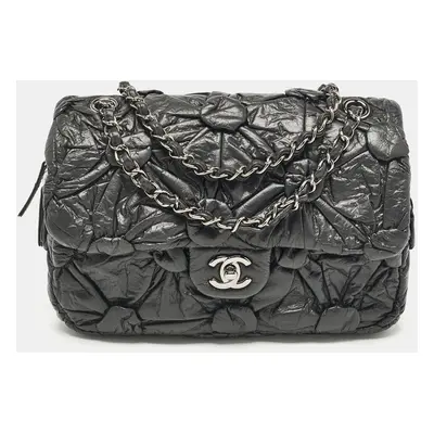 Chanel Black Leather Lemaire Puffed Flap Bag