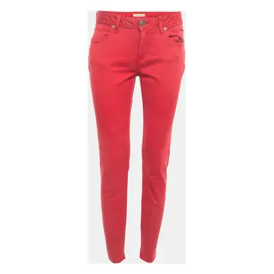 Burberry Brit Red Denim Foxton Skinny Jeans Waist 29"