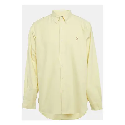 Ralph Lauren Yellow Cotton Classic Fit Shirt