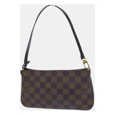 Louis Vuitton Brown Damier Ebene Canvas Navona Pochette Shoulder Bag