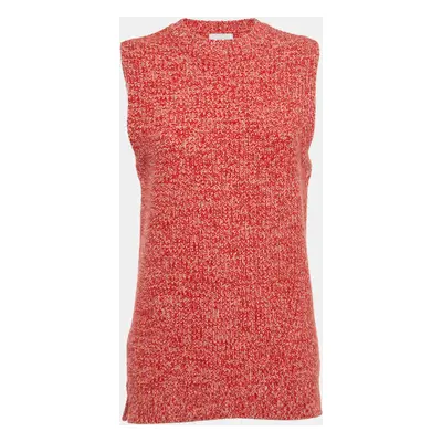 Ganni Red/Pink Knit Sleeveless Top