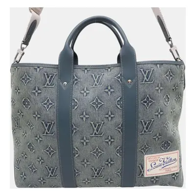 Louis Vuitton Monogram Washed Denim Nm Tote Bag