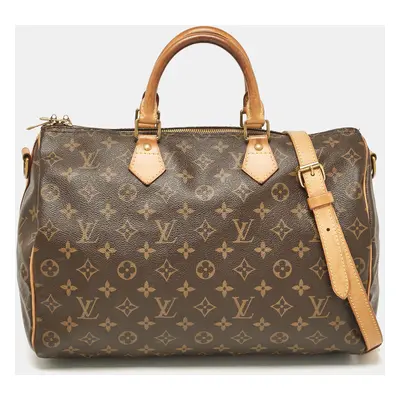 Louis Vuitton Monogram Canvas Speedy Bandouliere Bag