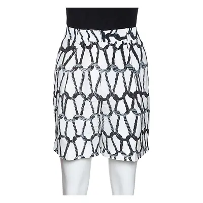 Joseph Monochrome Rope Printed Silk Shorts