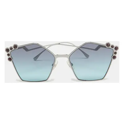 Fendi Blue Gradient FF 0261/S Spike Cat Eye Sunglasses