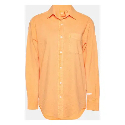 Kith Orange Cotton Seersucker Ora Button Down Shirt