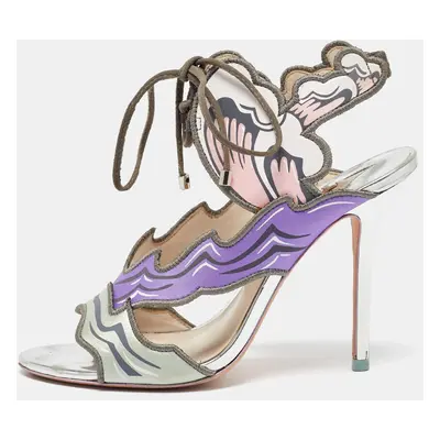 Sophia Webster Multicolor Satin Chiara Sandals Size