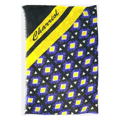 Charriol Yellow/Grey/Blue Scarf