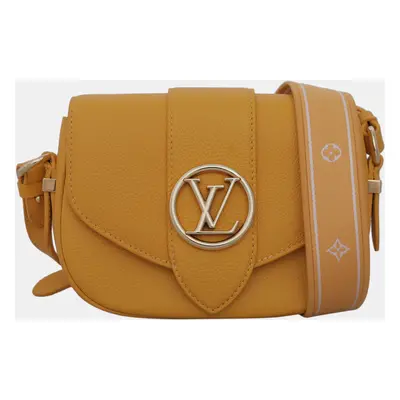 Louis Vuitton Light Orange Pont Soft PM Bag