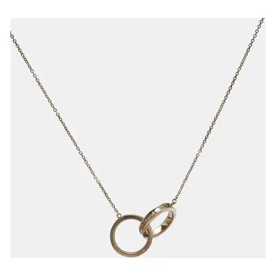 Tiffany & Co. Interlocking Circles Sterling Silver Pendant Necklace