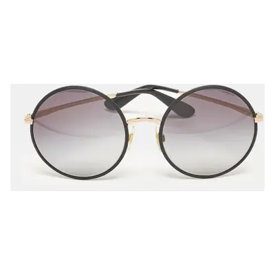 Dolce & Gabbana Black/Grey Gradient DG2155 Round Sunglasses