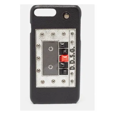 Dolce & Gabbana Black Bottalato Radio iPhone Plus Case