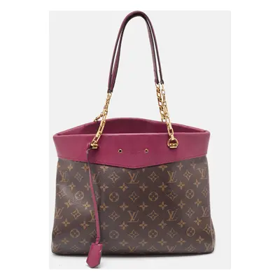 Louis Vuitton Aurore Monogram Canvas Pallas Shopper Tote