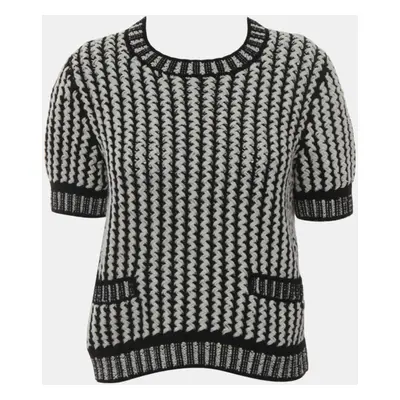 Chanel Patterned Knit Pullover Top