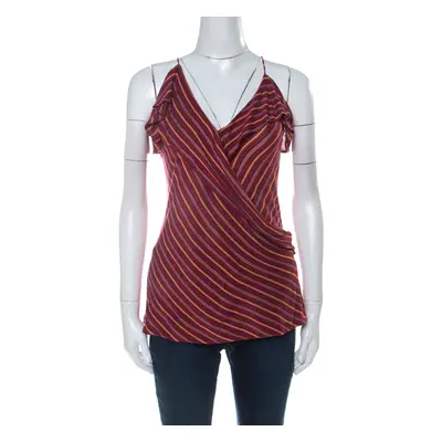 Ralph Lauren Multicolor Striped Knit Noodle Strap Top