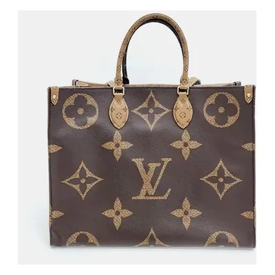 Louis Vuitton Brown Canvas Monogram On the Go GM Shoulder Bag