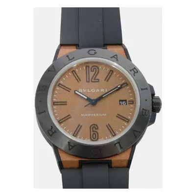 Bvlgari Brown Ceramic Diagono DG41SMC Automatic Men's Wristwatch mm