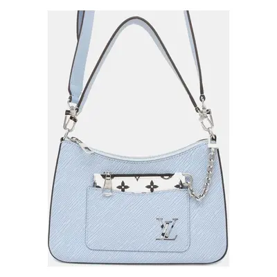 Louis Vuitton Blue Leather Murrell NM Nuage Epi Shoulder Bag