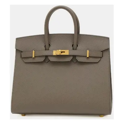 Hermes Etain Epson Birkin Handbag