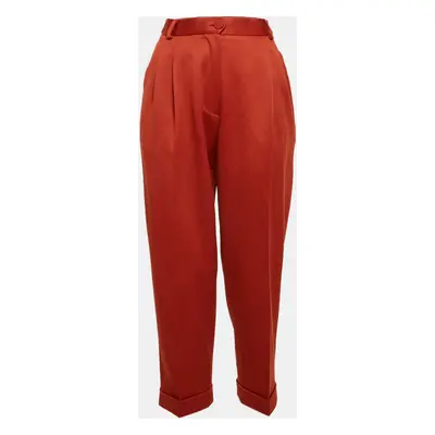 Moschino Cheap and Chic Vintage Wool High-Rise Tapered Trousers