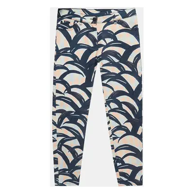 Kenzo Multicolor Printed Denim Skinny Jeans Waist 29"