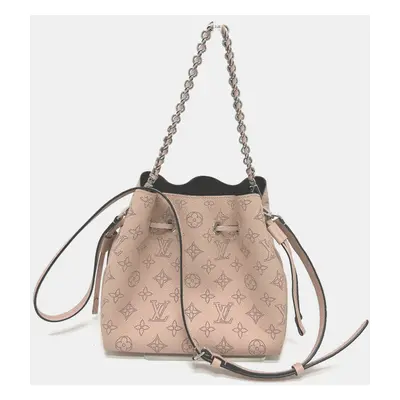 Louis Vuitton Magnolia Pink Mahina Monogram Leather Bella Tote Bag