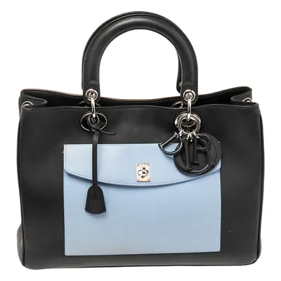 Dior Tri Color Leather Diorissimo Pocket Tote