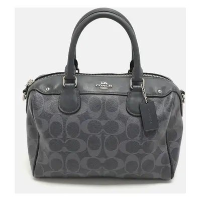 Coach Black Leather Mini Bennett Satchel