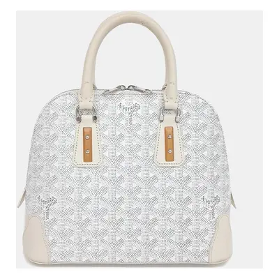 Goyard White Goyardine Vendome Mini Bag