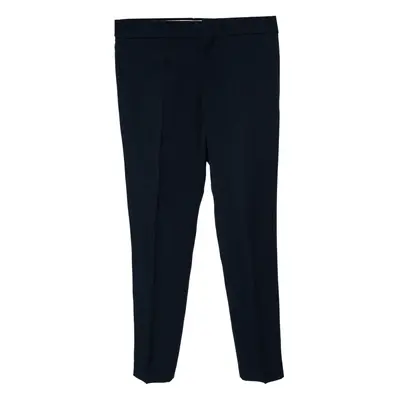 Chloe Navy Blue Crepe Formal Pants