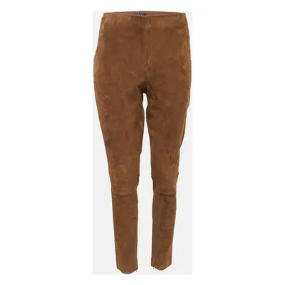 Polo Ralph Lauren Brown Genuine Suede Trousers