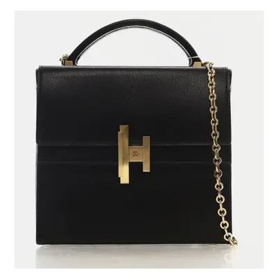 Hermes Black Mysore Chevre Cinhectic Box bag