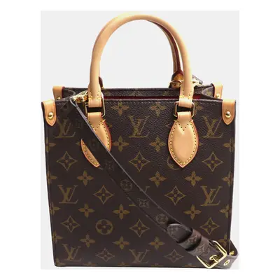 Louis Vuitton Brown Canvas Sac Plat Tote