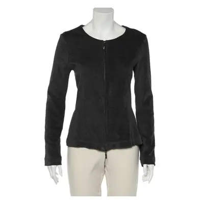 Emporio Armani Grey Terry Zip Front Jacket