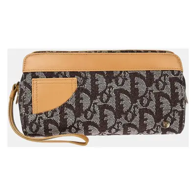 Christian Dior Brown Trotter Clutch Pouch Bag