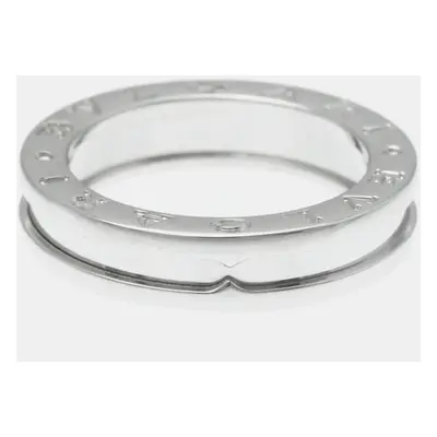 BVLGARI 18K White Gold B.zero1 Band Ring