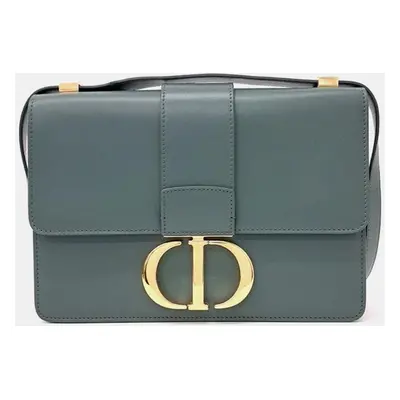 Dior Green Leather Montaigne Shoulder Bag