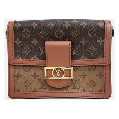 Louis Vuitton Brown Monogram Canvas Dauphine MM Bag