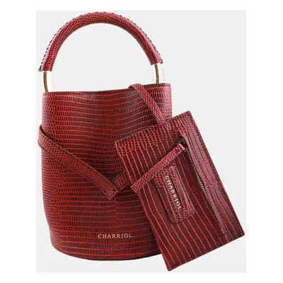 Charriol Bordeaux Leather ZENITUDE Handbag