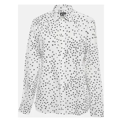 Kenzo White All-Over Print Cotton Shirt