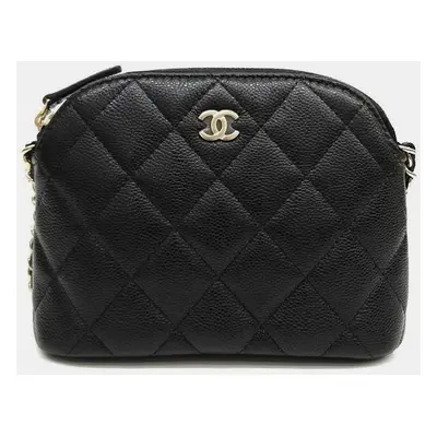 Chanel caviar chain mini bag