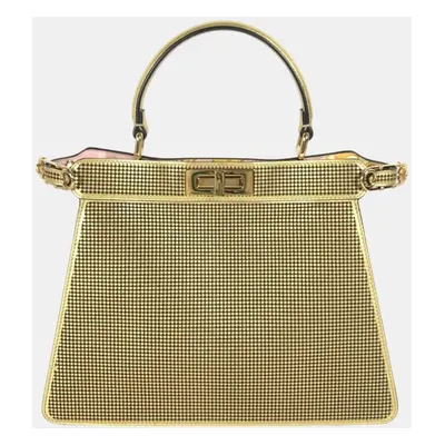 Fendi Gold pink Versace Shoulder Bag