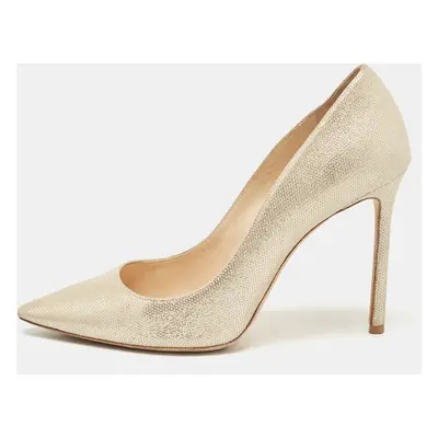 Jimmy Choo Beige Suede Romy Pumps Size