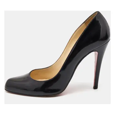 Christian Louboutin Black Leather Elisa Pumps Size 37.5