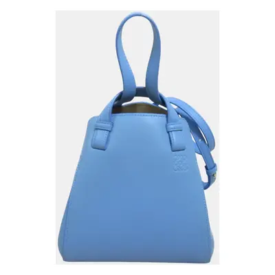 Loewe Blue Light Leather Hammock Nugget Shoulder Bag