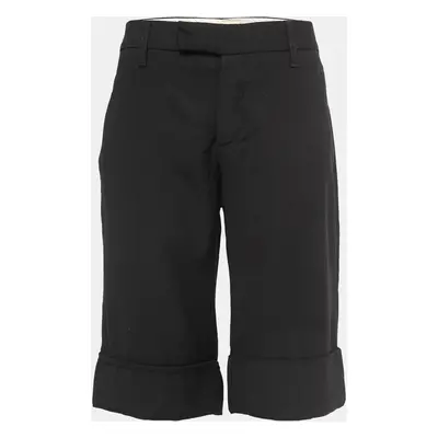 Marni Black Wool Bermuda Shorts